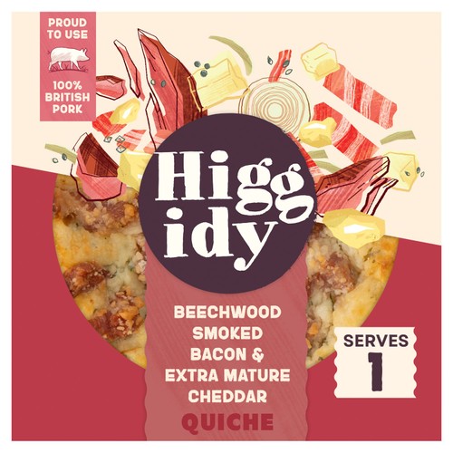 Higgidy Smoked Bacon & Mature Cheddar Quiche