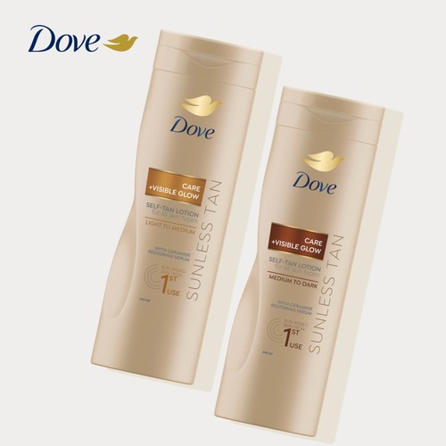 Dove Visible Glow Fair to medium self tan lotion