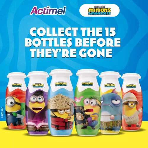 Actimel Kids Strawberry Banana Yoghurt Drink