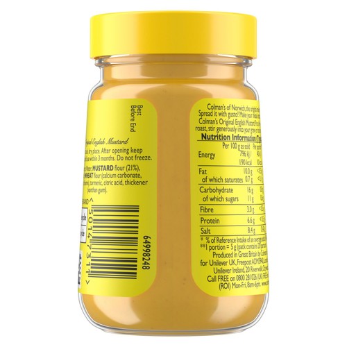 Colman's Original English Mustard 