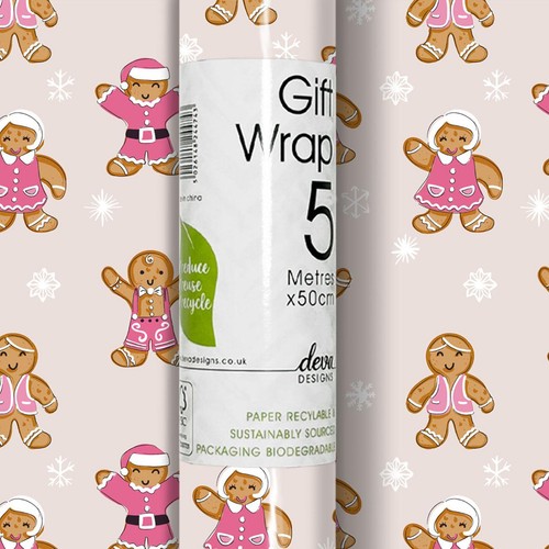 Gingerbread Christmas Rollwrap