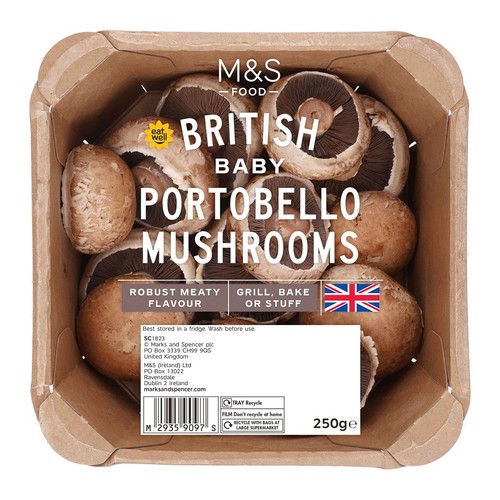 M&S Baby Portobello Mushrooms