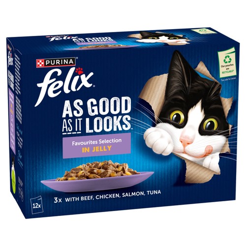Felix As Good As it Looks Favourites Selection Wet Cat Food 
