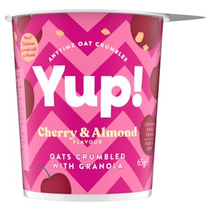 Yup! Cherry & Almond Crumbled Oats with Granola Cereal Pot