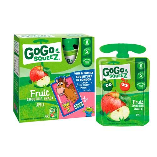 GoGo squeeZ Fruit Smoothie Snack Apple