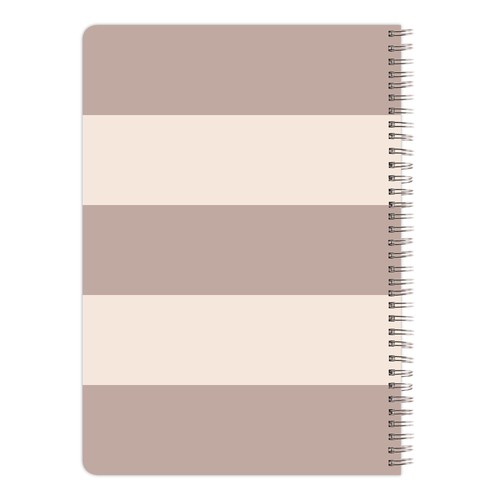 NU Stripes Wiro A5 Notebook  Chino