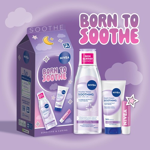 NIVEA Born to Soothe Carton Gift Set