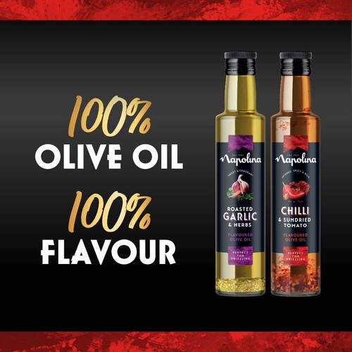 Napolina Chilli & Sundried Tomato Flavoured Olive Oil 250ml