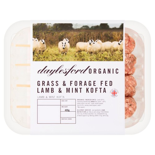 Daylesford Organic Lamb & Mint Koftas