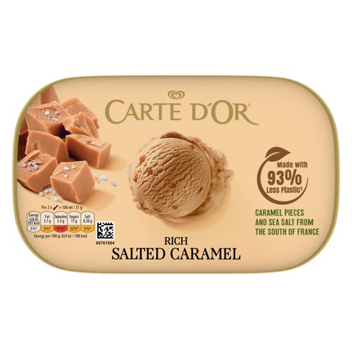 Carte D'Or Rich Salted Caramel Ice Cream Tub