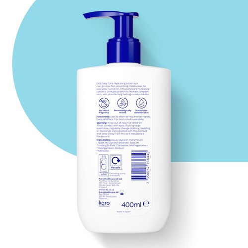 E45 Daily Moisturiser Lotion for Dry & Sensitive Skin