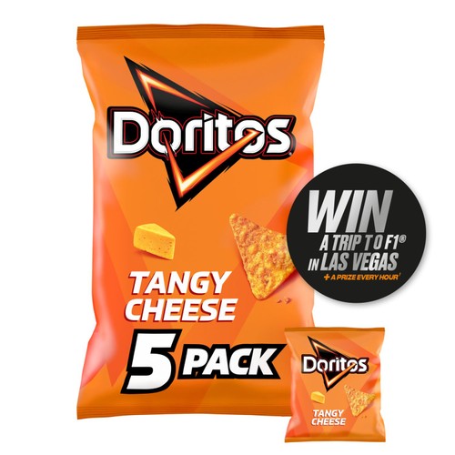 Tangy Cheese Tortilla Chips Multipack Crisps