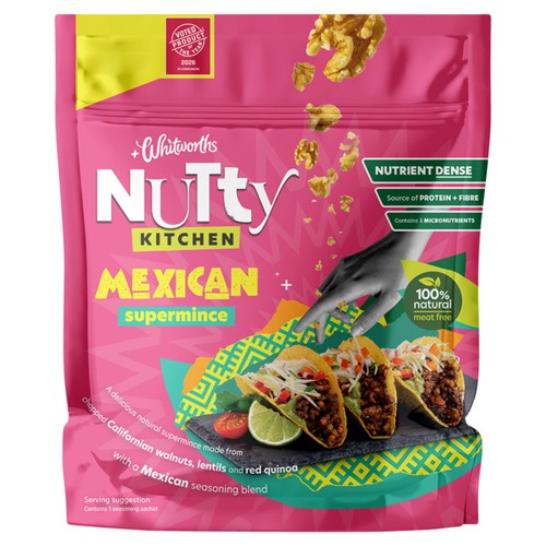 Whitworths Nutty Kitchen Plant Based Mexican Mince