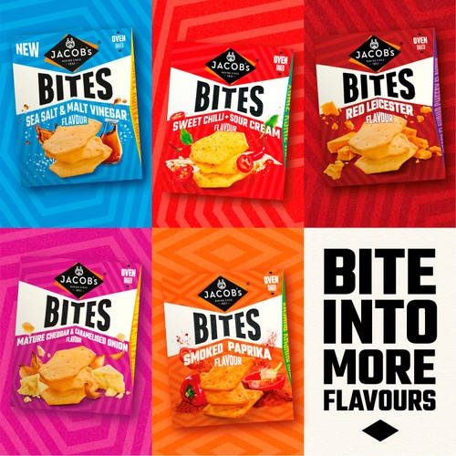 Jacob's Bites Sweet Chilli & Sour Cream Crackers