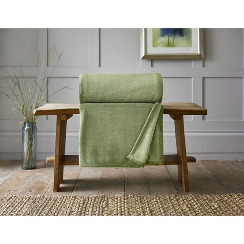 Deyongs Snuggle Touch Throw Extra Large, Sage