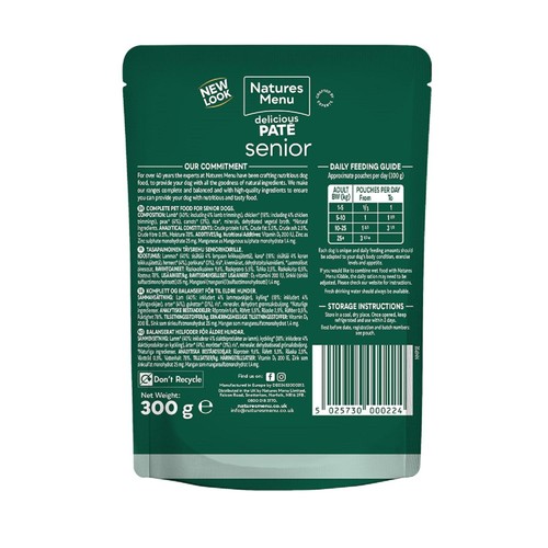 Natures Menu Senior Lamb with Chicken, Veg & Rice Dog Food