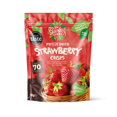 The Giving Tree Freeze Dried Strawberry Crisps