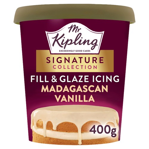 Mr Kipling Signature Collection Fill & Glaze Icing Madagascan Vanilla