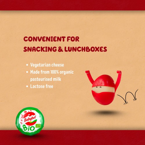 Mini Babybel Organic cheese snacks 