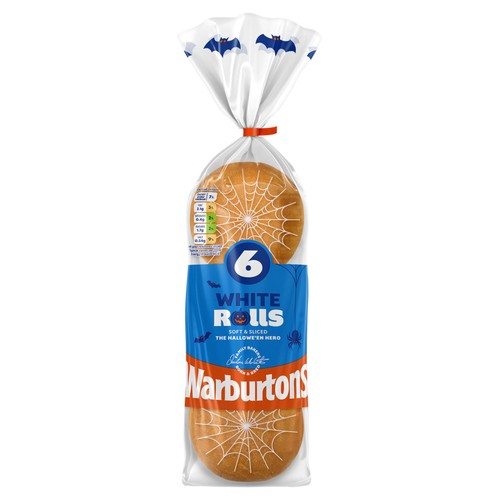 Warburtons 6 white rolls