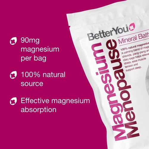 BetterYou Magnesium Menopause Bath Flakes