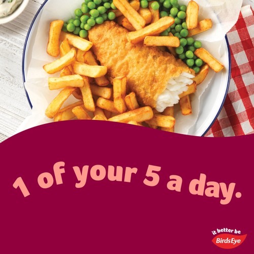 Birds Eye Captain's MSC Cod, Chips & Peas