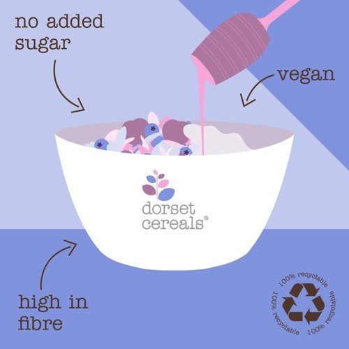 Dorset Cereals Luscious Berry&Cherry Muesli No Added Sugar Breakfast Cereal