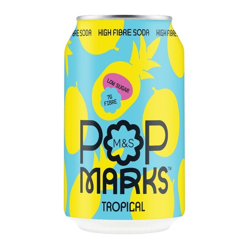 M&S Pop Marks Tropical Soda