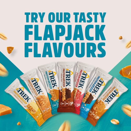 TREK Salted Caramel Protein Flapjacks Multipack