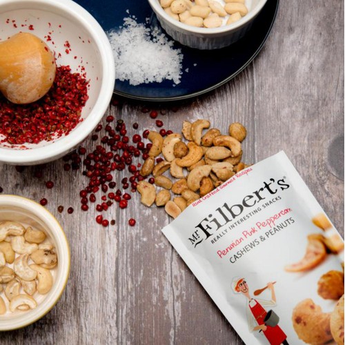 Mr Filbert's Peruvian Pink Peppercorn Cashews & Peanuts