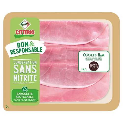 Citterio Cooked ham without nitrites