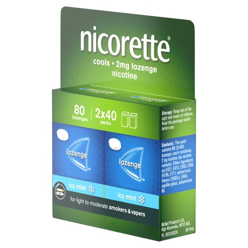 Nicorette 2mg Icy Mint Nicotine Lozenges