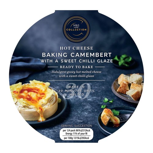 M&S Baking Camembert with a Sweet Chilli Glaze