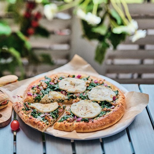 Picard Goat's Cheese Honey & Walnut Pizza