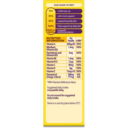 Bassetts Citrus Omega 3 & Multivitamins 12-18ys 