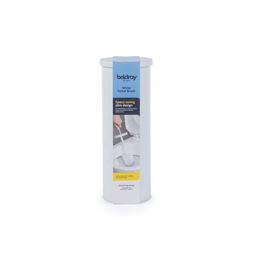 Beldray Round Metal Toilet Brush White