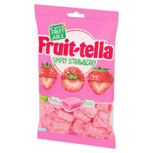 Fruit-tella Simply Strawberry Soft Chew Sweets