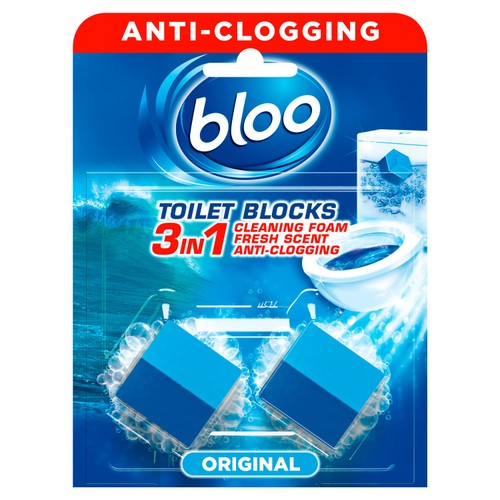 Bloo Original Blue Toilet Rim Blocks