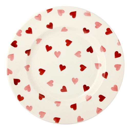 Emma Bridgewater Pink Hearts 10 1/2 Inch Plate  