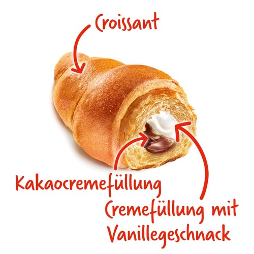 7 Days Double Max Croissant with Cocoa and Vanilla