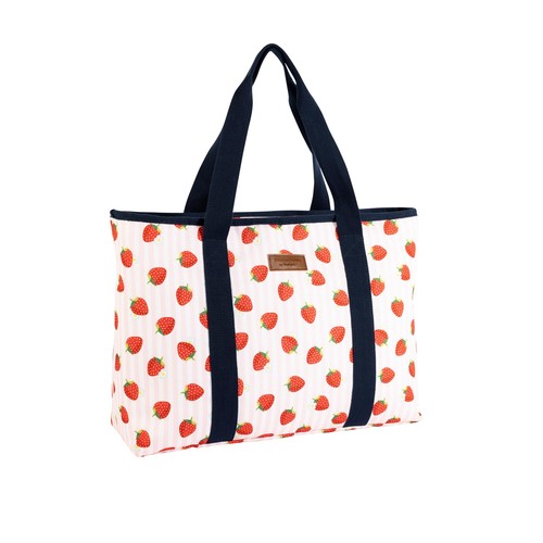 Summerhouse Strawberries & Cream Insulated Shoulder Tote Pink