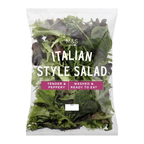 M&S Italian Style Baby Leaf Salad Washed & Ready to Eat