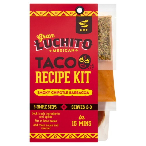 Gran Luchito  'Smoky Chipotle' Easy Barbacoa Taco Recipe Kit