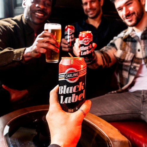 Carling Black Label Lager Beer Cans