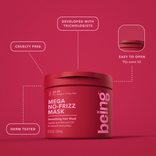 Being MEGA NO-FRIZZ Smoothing Hair Mask
