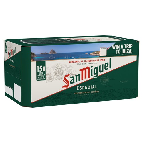 San Miguel Premium Lager Beer Cans