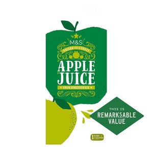 M&S Apple Juice