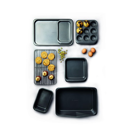 MasterClass Smart Space Stacking Non-Stick Bakeware Set