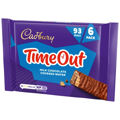 Cadbury Timeout Milk Chocolate Wafer Bar Multipack