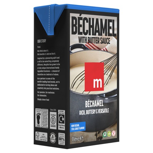 MacPhie Bechamel Sauce with Butter, 1L MacPhie Bechamel Sauce with Butter, 1L